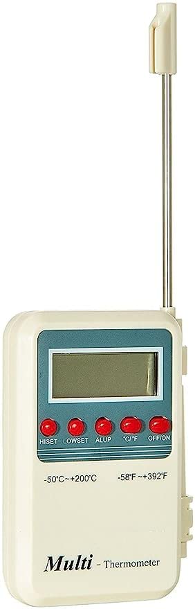 Image of MCP Healthcare Multi Steam Thermometer With External Sensor Probe and Accurate /Fast Response thermometer (white)