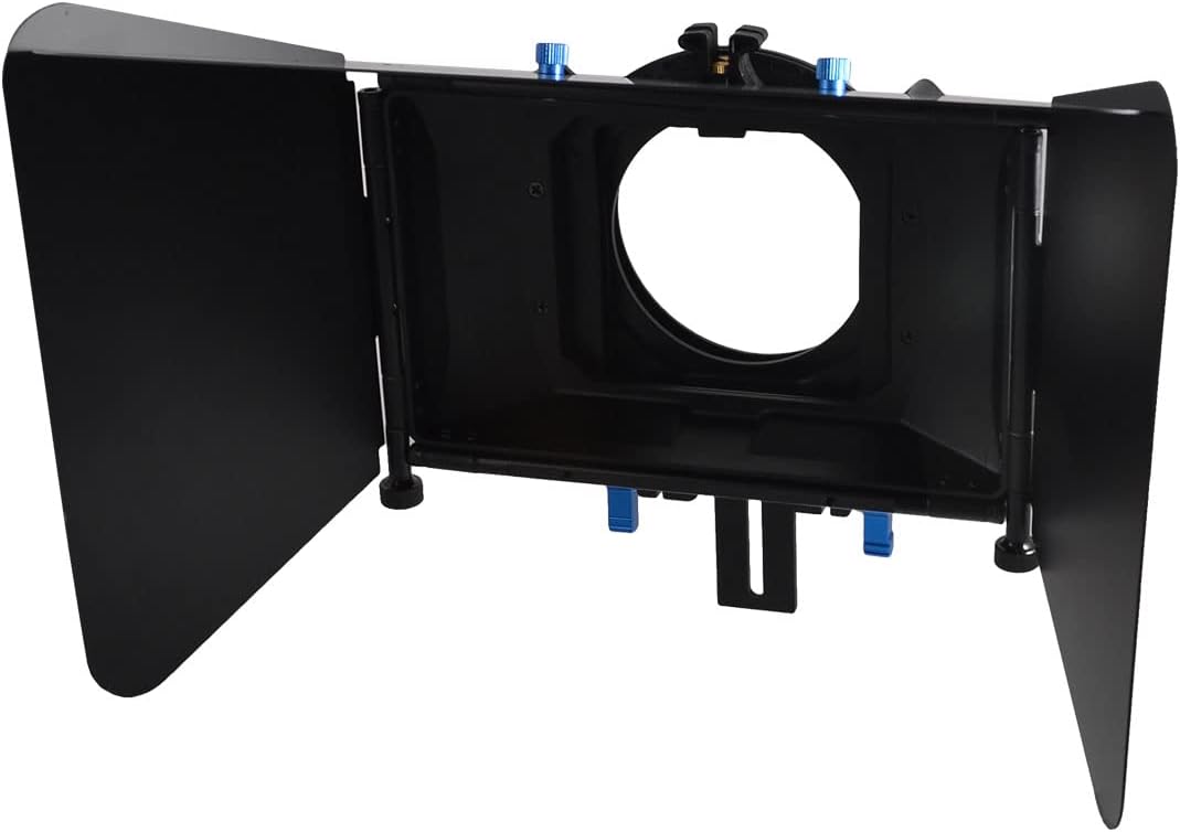 15mm Rail Rod Support System Sunshade DSLR Camera Protector Matte Box