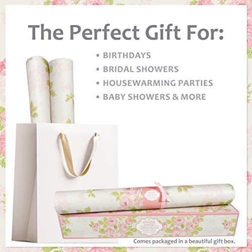 Elodie Essentials Scented Drawer and Shelf Liners - Vintage Charm - Six (6) Large 14 x 19½ Inch Sheets - Non-Adhesive Paper Sheets for Closet Shelves and Dresser Drawers - (Vintage Rose) - Thumbnail 2