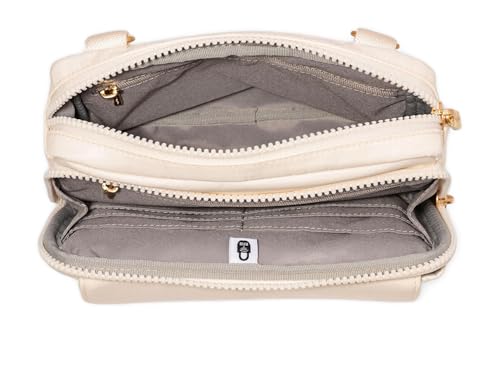 Image of Baggallini womens Modern Double Zip Crossbody