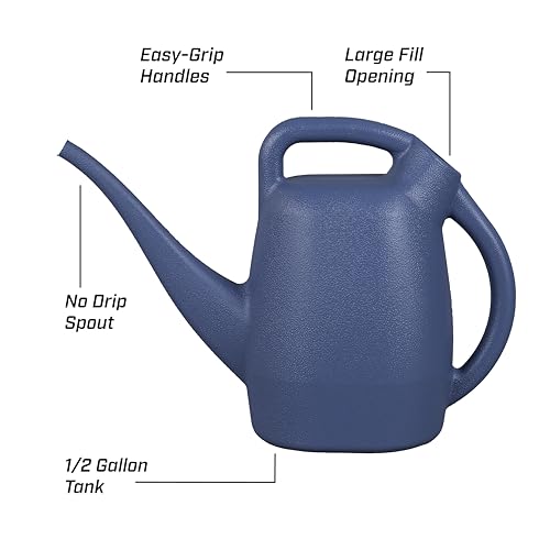 Image of Chapin 1 /2-Gallon Watering Can, Lightweight for Easy Watering | Recycled lightweight design; ideal for indoor plants watering with large opening for easy refill and controlled pour
