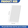 Polycarbonate Greenhouse Panels, Twin-Wall Polycarbonates Sheet, Clear Polycarbonate Panels for Greenhouse,Outdoor Garden, Plant Stand Roof (47.2''H x 23.6''W x 0.16''T, 6) #1