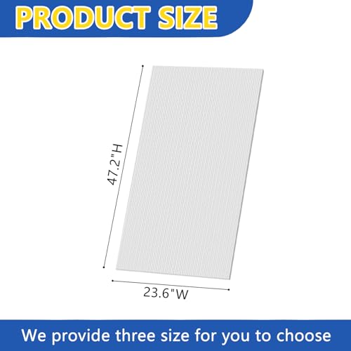 Polycarbonate Greenhouse Panels, Twin-Wall Polycarbonate Sheet, Clear Panels for Greenhouse,Outdoor Garden, Plant Stand Roof (47.2''H x 23.6''W x 0.16''T, 14) - Image 2