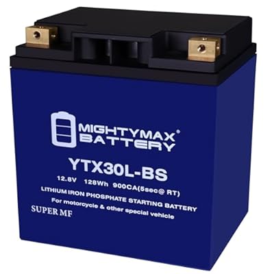 Mighty Max Battery YTX30L-BS Lithium Replacement Battery compatible with Harley-Davidson Bikes