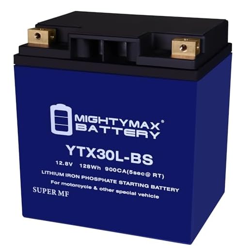Mighty Max Battery YTX30L-BS Lithium Replacement Battery compatible with Polaris Ranger RZR XP 900 11-14