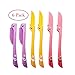 Limo Eyebrow Razor, Eyebrow Shaper, Eyebrow Trimmer, Foldable Facial Razorfor Women and Men (6PCS)