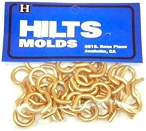 Hilts Molds Brass Eyes Eyelet DP-12-FISH 24 ct