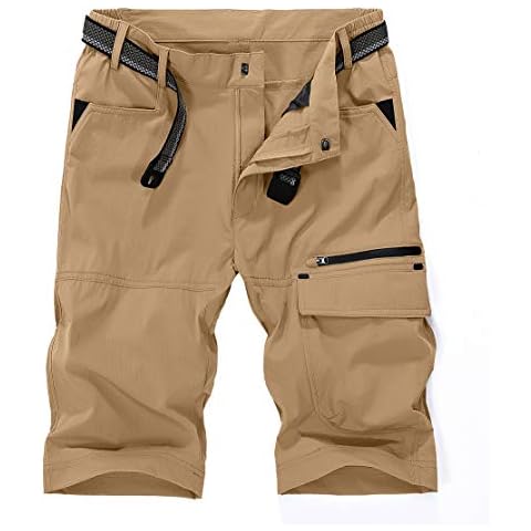 donhobo Men's Quick Dry Cargo Shorts Cover