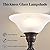 Torchiere Floor Lamp for Living Room, LED Standing Reading Light for Bedroom with Glass Shade for Living Room Corner Bedroom Home Office,Bulbs Included (Red Brown,Glass 1 Head)