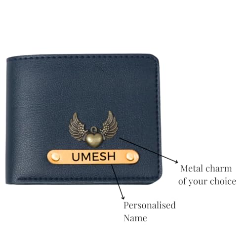 Image of ncgifts Men's Customized Wallet with Name and Charm I Purse for Men Wallet | Gift for Man | Customized Wallets for MenChristmas Gifts for Men Man | Secret Santa Gifts for Office Colleagues Staff
