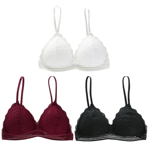 Girls’ Training Bra Big Girls Sports Bras Lace Breathable Bra Underwear Bralette Comfortable Yoga Bra for Teen Girl3