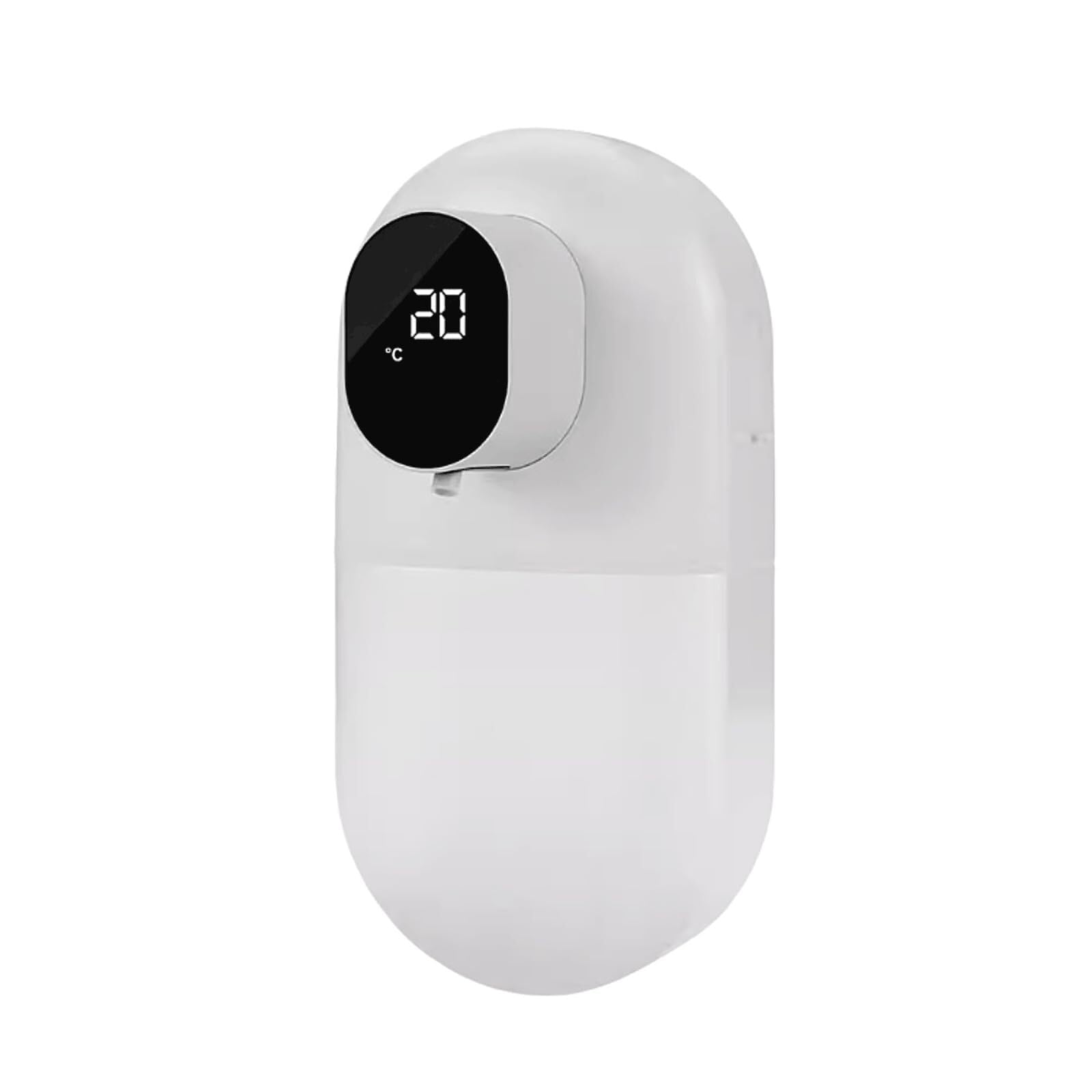 Dispenser Sapone Ricaricabile Distributore di Sapone Lozione Bottiglia A Parete Dosatore Liquido(White,Foam Type)