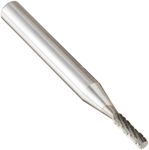 Image of Drill America SA-11 Carbide Burr /Rotary File Cylindrical Double Cut for Die Grinder 1 /8 inch Dia. x 1 /2 inch Cut Length with 1 /4 inch Shank and 2 inch Overall Length, DUL Series