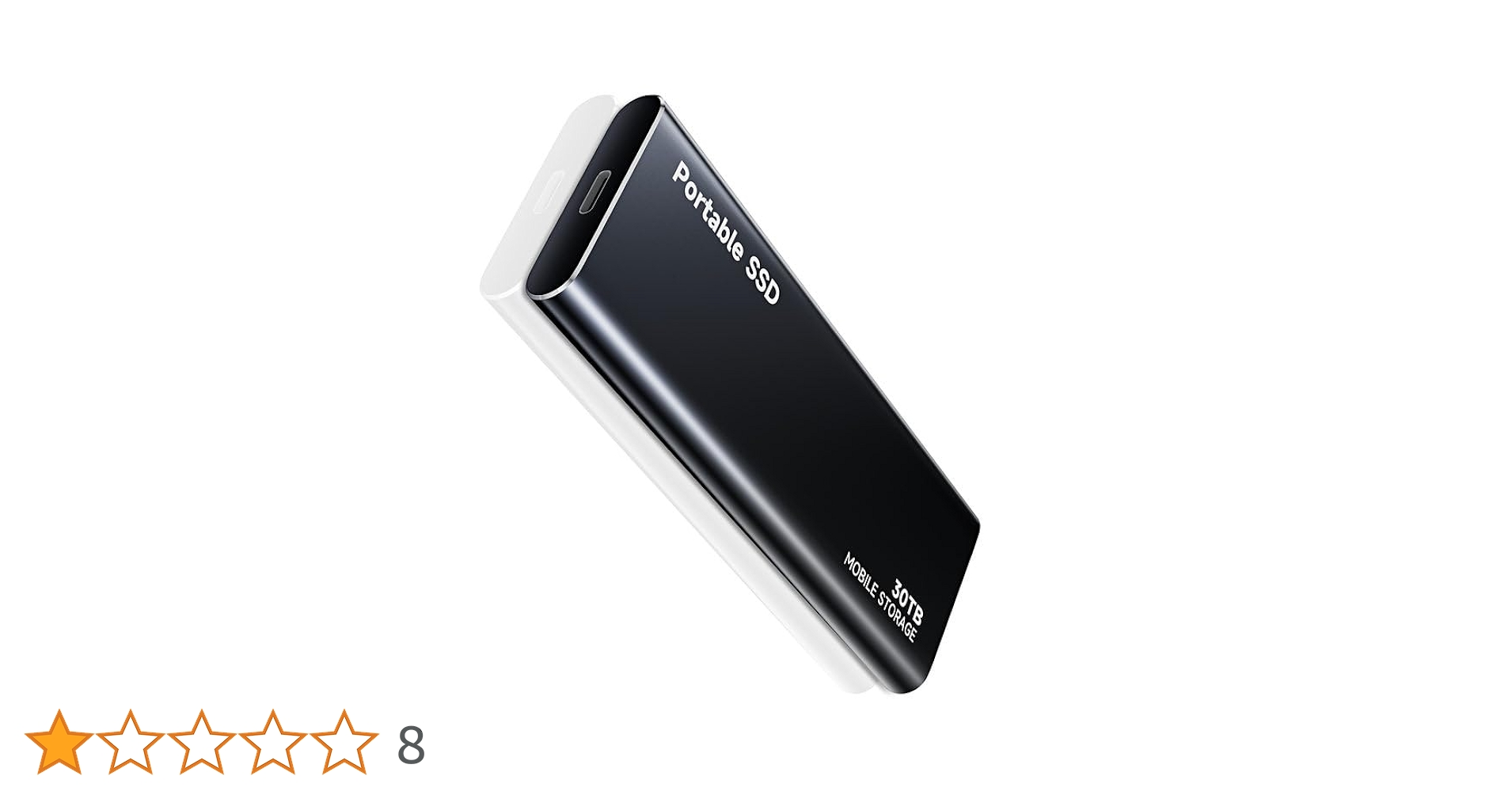 未使用⭐ ポータブルSSD 外付けSSD 30TBブラック タイプC アダプター Amazon | 外付け SSD ポータブル SSD 新しいアップグレードされ
