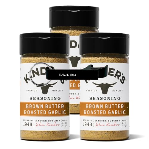 Brown Butter Roasted Garlic Seasoning Blend, Savory Garlic & Butter