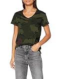 Passform: Relaxed G-STAR RAW Damen T-Shirt Gyre Straight, Forest Night Circle Camo C340-B807, XX-Small