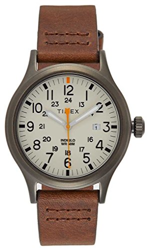 Timex HerrenArmbanduhr Analog Quarz Leder TW2R46400