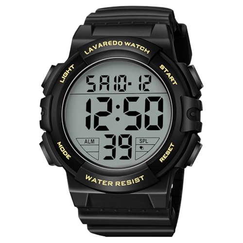 Bomieux Mens Digital Watch, Sport Military Watches for Men Waterproof LED Screen Large Face Tactical...