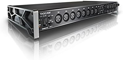 Tascam US-16x08 Rackmount USB Audio/MIDI Interface for Recording, Drum Recording, 8 XLR/8 1/4" Inputs, 8 Outputs, Control Software