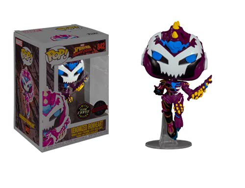 Lowest Price Funko Pop! Spider-Man Maximum Venom Venomized Ironheart GITD Glow in The Dark Chase Exclusive Bobblehead 842