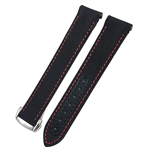 Bracelet montre toile et cuir pour Omega Seamaster, l'élégance durable