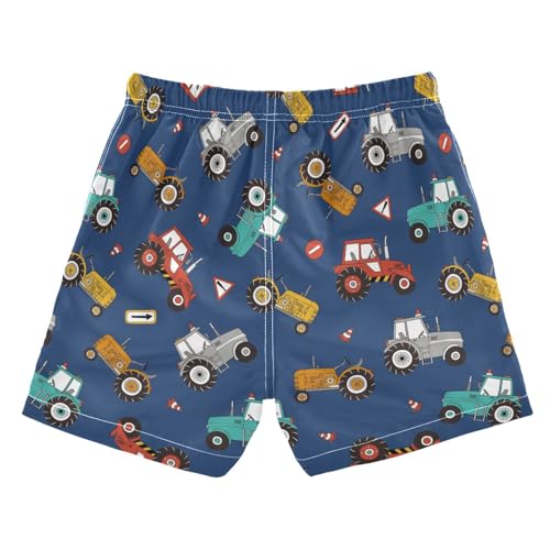 susiyo Boys Swim Trunks Tractors Toddler Swim Shorts Quick Dry Beach Board Shorts Little Boy Bathing Suits Swimwear2