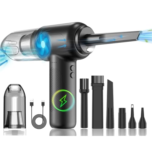 2 in 1 圧縮空気ダスター コードレス ダストブロワー 充電式 吹き飛ばし&吸い取り 掃除機 電動 コンピューター キーボード ソファ用