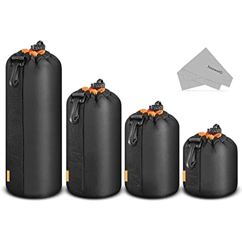 NEEWER Camera Lens Pouches Kit with Drawstring Cover