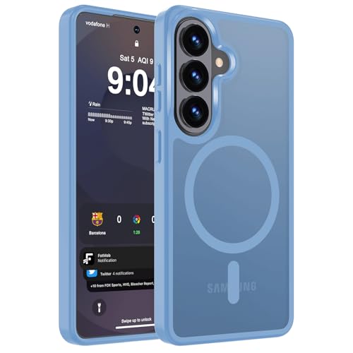 Image of WRJ Magnetic Case for Samsung Galaxy S23 6.1-Inch,Matte Sky Blue