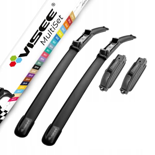 Visee Multiset Limpiaparabrisas con Hojas para el Parabrisas Delantero CITROEN C4 (Picasso UD) 02.2007-03.2008 800 mm/750 mm