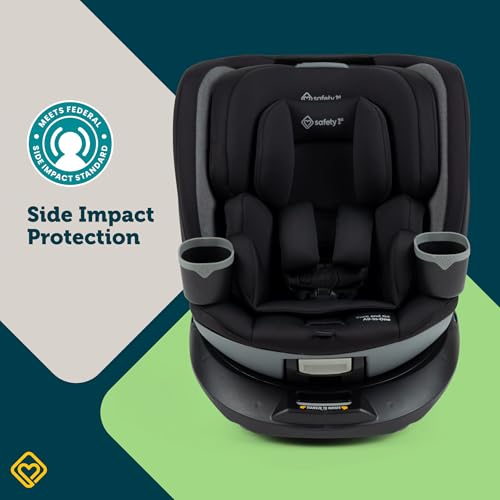 Safety 1ˢᵗ® Turn and Go 360° Rotating All-in-One Convertible Car Seat, Black Beauty - image 7