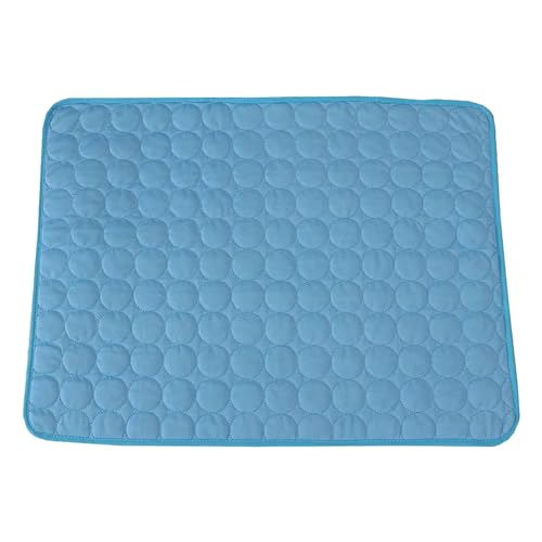 Urbane Home Rectangular Dog & Cat Bed|Premium Cool Ice Silk with Polyester With Bottom Mesh|Multi-Utility Self-Cooling Pad For Dog & Cat|Light-weight & Durable Dog Bed|ZQCJ001B-S|Blue (B0CP93HGQF) Amazon Price History, Amazon Price Tracker