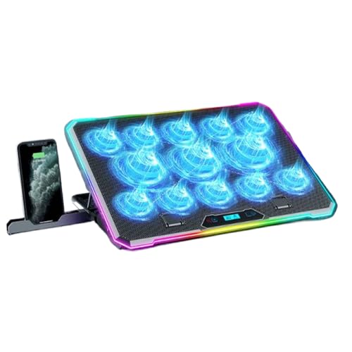 Base Refrigerante para Laptop con 13 Ventiladores y Soporte Ajustable miniatura 7