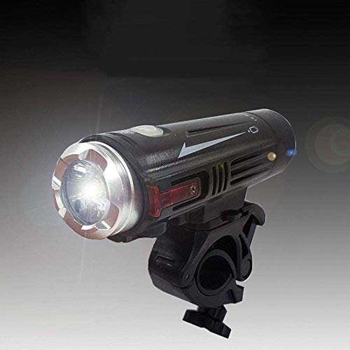 WYFDM Luces de Bicicleta Iluminación USB Faros de montaña Riding Faros LED luz Fuerte Linterna lámpara 11 x 4 x 3 cm