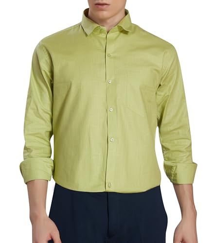 Chemise slim fit homme DIVISIVE unie en coton pour une silhouette élégante