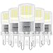 Lepro G9 LED Lampe, 3.8W 470 Lumen G9 Glühbirne, Kein Flackern und 6000k Kaltweiß G9 LED Leuchtmittel Birne Ersatz 40W G9 Halogenlampe, 300° Abstrahlwinkel, Nicht Dimmbar 5er Pack