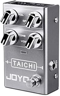 JOYO Overdrive Pedal R Series Low Gain OD Classic Amp Sound for Electric Guitar Effect (Tai Chi R-02)