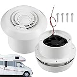 Ventilador de Techo para Autocaravana,Pieza de Ajuste Preciso Tipo Champiñón,Ventilador De Techo Para Ventilación En Autocaravanas - Para Climas Húmedos, Viajes Y Camping Invernal Para Propietarios