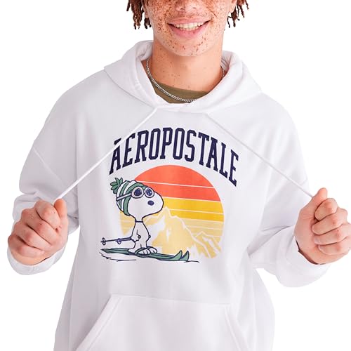 AEROPOSTALE Snoopy Ski Pullover Hoodie3