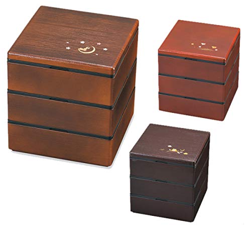 重箱 お重 3段 日本製 山中塗 運動会 おせち お花見 おしゃれ 和風 5 5