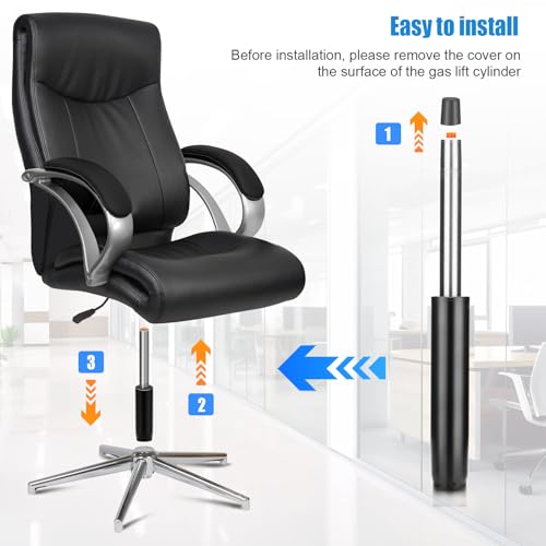 Zourglow Office Chair Gas Cylinder, Class 4 Gas Lift Cylinder Replacement, 1000 lbs (450 KG), Adjustable Universal Chair Gas Lift for Office Gaming Chairs, Length 300-450mm - Image 7