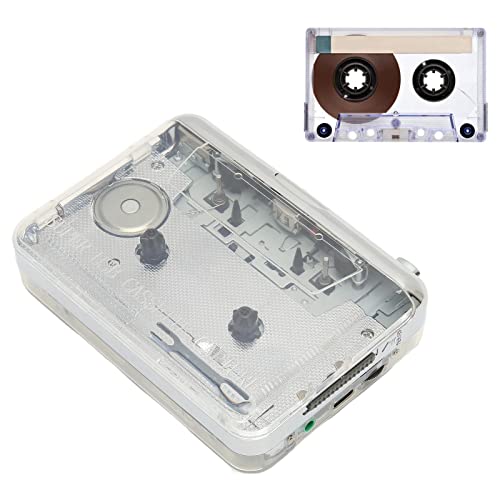 Convertidor de casete a MP3 portátil Hidyliu transparente Tipo C para OS X 5