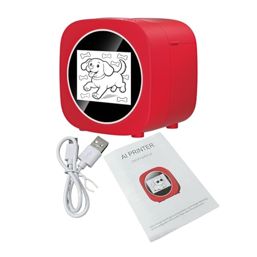 Image of AI Smart Kids Thermal Printer Doodle Printer for Children Portable with Voice Control