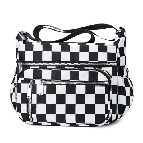 Image of NPBAG Crossbody Bag for Women, Shoulder Purse Handbag Messenger Bag, Trendy Pocketbooks, Waterproof and Multi-Pockets