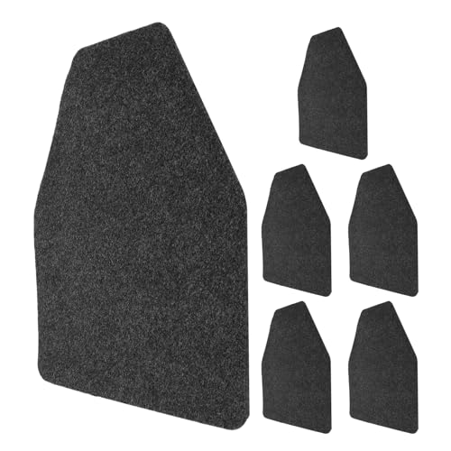 Tapis de sol pour wc urinoir hommes antidérapants réutilisables 6pcs