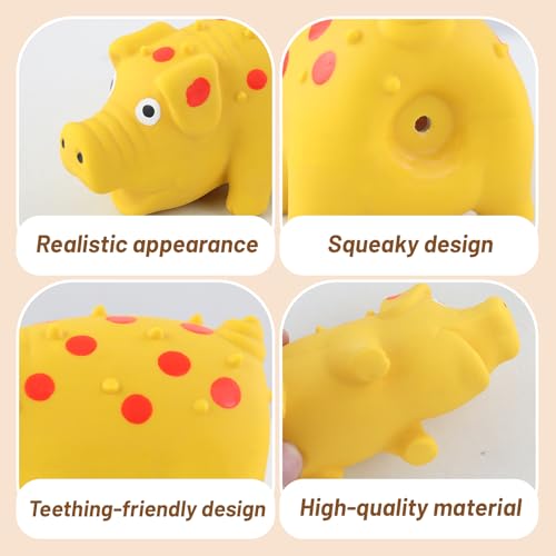 Mini juguete mordible de cerdito para perros pequeños miniatura 3