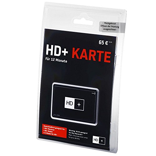 Unbekannt HD+ - Mdulo de televisin de pago (12 meses), negro