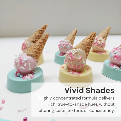 Chefmaster Black Candy Color | True-Tone Shades | Oil-Based | Professional-Grade Dye | Chocolate, Strawberries, Cake Pops | Decorating | Easy-to-Use | Manufactured in the USA | 2 oz