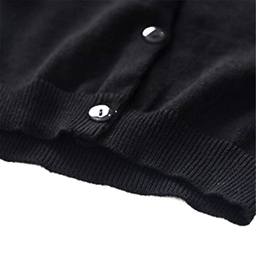 Yiqinyuan Spring Girls Cardigan Sweaters Children School Uniform Knitted Sweater Toddler Little Girls Long Sleeve Clothes4