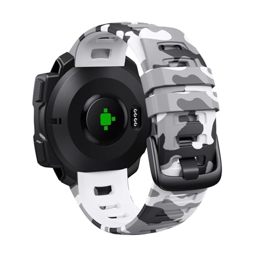 [�����ȓX] �ɓK��Garmin Instinct�V���[�Y����V���R���E�H�b�`�o���h - Instinct�AInstinct 2�AInstinct 2 Solar - e�X�|�[�c�X�^�C�������p�X�g���b�v(White)